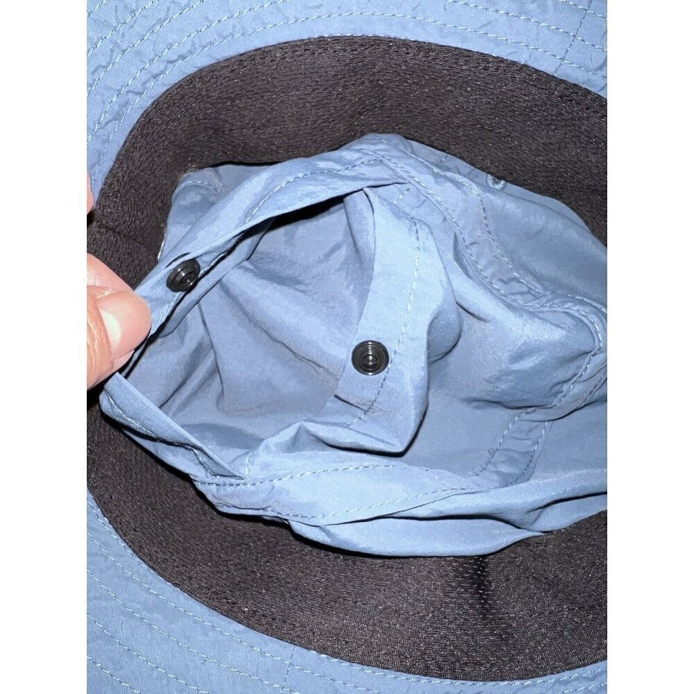 MOUNTAIN HARDWEAR Womens Blue Sun Hiking Outdoors Bucket Hat Sz L - Picture 7 of 8